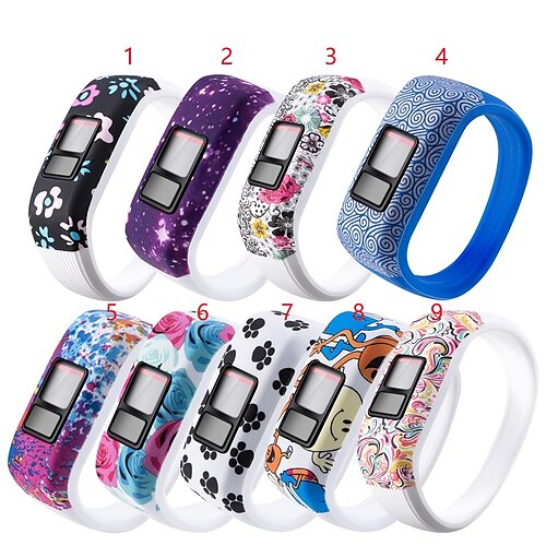 

Soft Wrist Bracelet Band Strap Holder for Garmin VivoFit Jr/for Garmin VivoFit JR JR2 VivoFit3 Silicone Watch Band 9 Colors