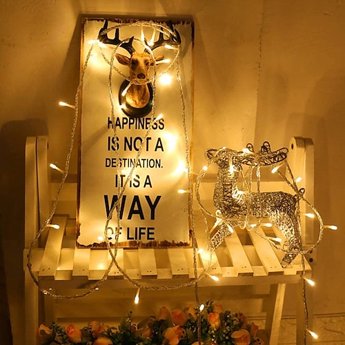  LED String Lights 800LEDs 400LEDs 300LEDs 200 LEDs 100 LEDs Plug in String Lights 8 Modes Waterproof Indoor Outdoor Christmas Tree Wedding Party Bedroom Decorations EU Plug 220-240V and US Plug 120V