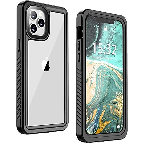 

telefon Etui Til Apple Heldekkende etui iPhone 14 Pro Max Plus 13 12 11 Mini X XR XS 8 7 Vanntett og skjermbeskytter Gjennomsiktig Ensfarget TPU PC