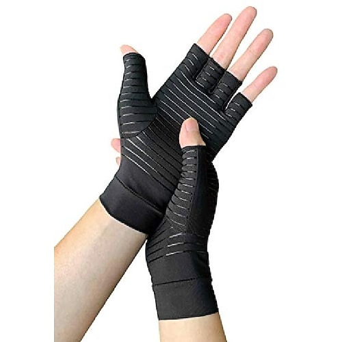 

arthritis compression gloves copper arthritis gloves women & men for osteoarthritis,arthritis,tendonitis and typing-rapid recovery and pain relief for all lifestyles(pair) (s)