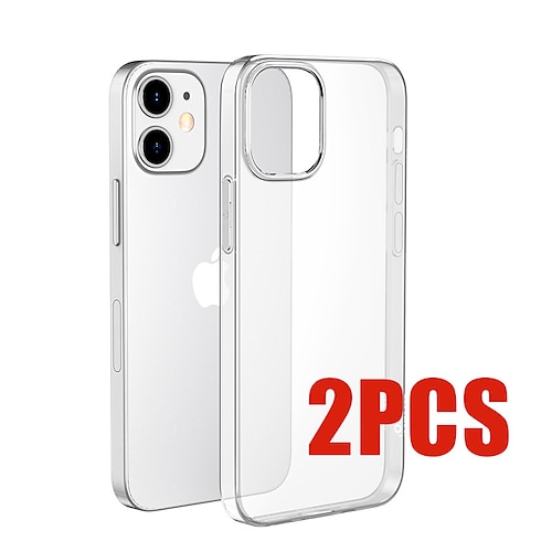 

téléphone Coque Pour Apple Coque Arriere Silicone iPhone 14 Pro Max 14 Plus 13 12 11 Pro Max Mini X XR XS Etanche Transparente Antichoc Transparente TPU