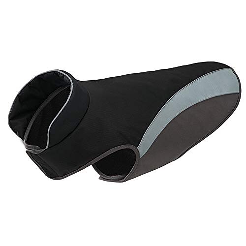 

dog coat fleece jacket winter clothes waterproof outdoor vest for small medium large dog black xxl