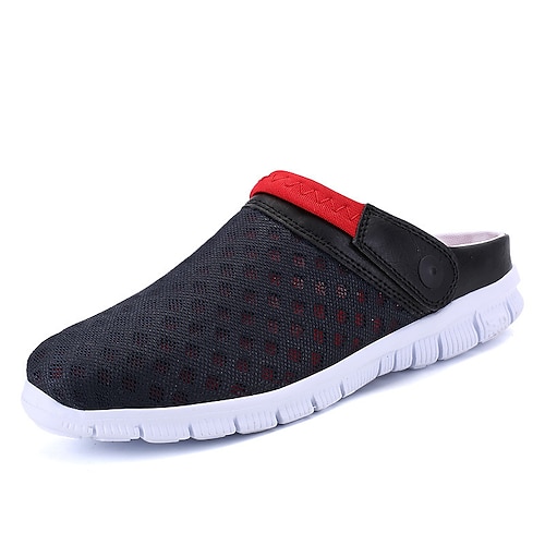 

Unisex Loafers & Slip-Ons Red Casual Home Beach Walking Shoes Mesh Breathable Blue / Black Gray Green Black orange Summer