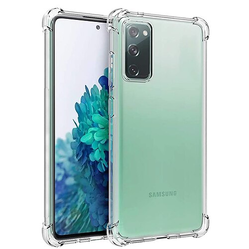 

Case For Samsung Galaxy S22 Ultra Plus S21 FE S20 FE 5G Note 20 Ultra Note 10 Plus Shockproof Ultra-thin Transparent Back Cover Transparent Acrylic