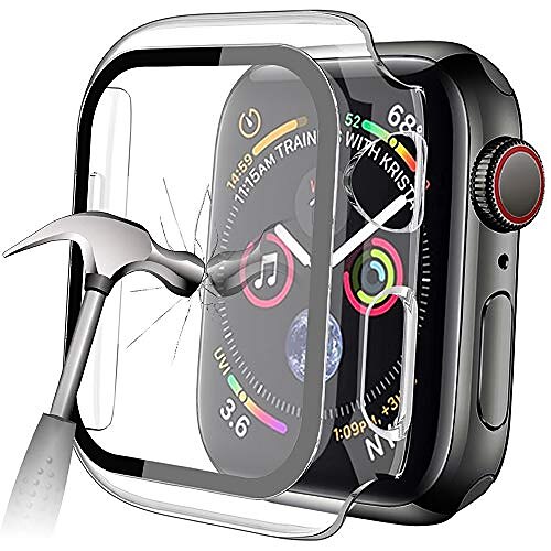 

Case Screen protector Compatible with Apple iWatch Series SE / 6/5/4/3/2/1 Tempered Glass / PC Watch Cover