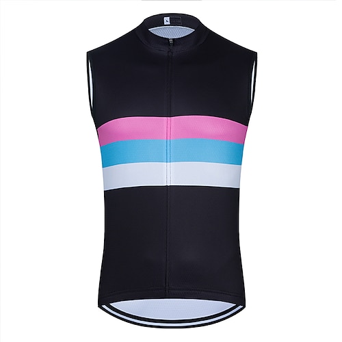 

21Grams Women's Cycling Jersey Cycling Vest Sleeveless Mountain Bike MTB Road Bike Cycling Black Rainbow Bike Vest / Gilet Jersey Breathable Anatomic Design Quick Dry Moisture Wicking Reflective