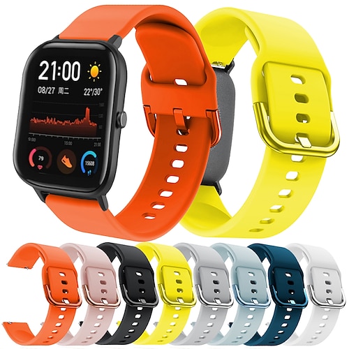 

Smart Watch Band for Amazfit Amazfit GTS Amazfit GTS Silicone Smartwatch Strap Soft Breathable Sport Band Replacement Wristband