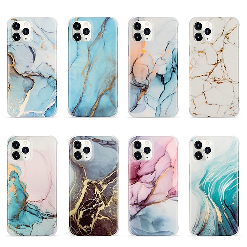 

Phone Case For Apple Back Cover Compatible with iPhone 13 12 Pro Max 11 SE 2020 X XR XS Max 8 7 Shockproof IMD Marble TPU