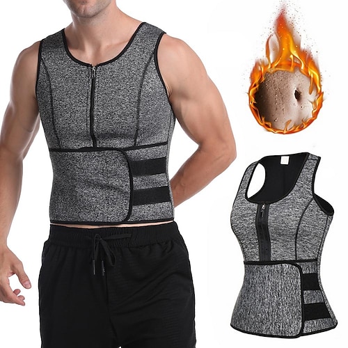 

Sweat Waist Trainer Waist Trainer Vest Waist Trainer Corset Vest Adjustable Waist Belt Sports Neoprene Home Workout Fitness Gym Workout Adjustable Tummy Control Hot Sweat Calories Burned For Women Men