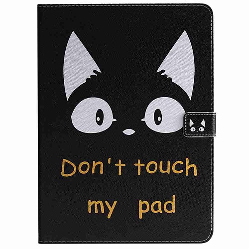 

Tablet Case Cover For Apple iPad 10.2'' 9th 8th 7th iPad Pro 12.9'' 5th 4th iPad Air 3rd iPad Pro 11'' Wallet Card Holder with Stand Word / Phrase Animal TPU PU Leather