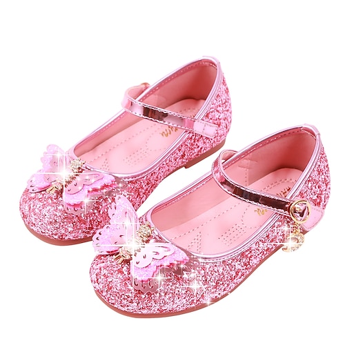 

Girls' Flats Glitters Comfort Mary Jane Flower Girl Shoes Patent Leather PU Glitter Crystal Sequined Jeweled Toddler(9m-4ys) Little Kids(4-7ys) Big Kids(7years ) Daily Party & Evening Walking Shoes