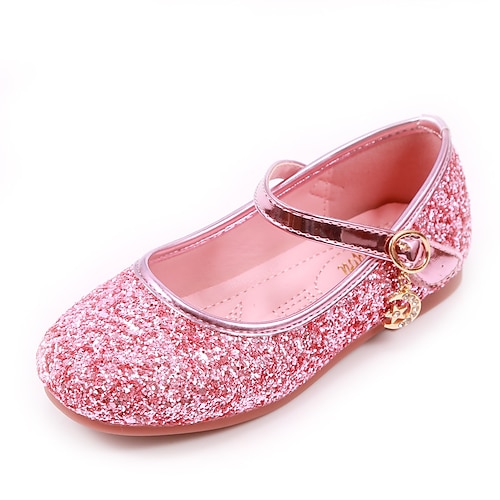 

Girls' Flats Glitters Comfort Mary Jane Flower Girl Shoes Faux Fur PU Glitter Crystal Sequined Jeweled Toddler(9m-4ys) Little Kids(4-7ys) Big Kids(7years ) Daily Party & Evening Walking Shoes
