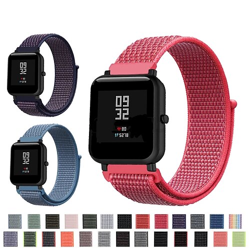 

1 pcs Smart Watch Band for Amazfit Amazfit Pace Amazfit Bip Amazfit GTS Amazfit GTR 47mm Amazfit GTR 42mm Amazfit Pace Amazfit Bip Amazfit GTR 47mm Amazfit GTR 42mm Amazfit GTS Nylon Smartwatch Strap