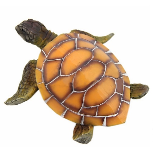 

1pc Aquarium Ornament Resin Polyresin Turtle Tortoise Fish Tank Decoration