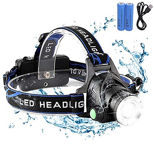 

L-1 Headlamps 150 lm LED LED 1 Emitters 4 Mode with Adapter Portable Professional Camping / Hiking / Caving Everyday Use Cycling / Bike Ordinary style: T6 white light naked light