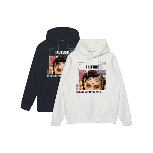 

Men's Women's Hoodie Pullover Hoodie Sweatshirt White Black Hooded Graphic 3D Chinese Style Weekend 3D Print Streetwear Casual Clothing Apparel Hoodies Sweatshirts Long Sleeve