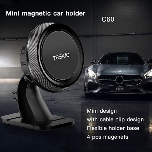

Yesido C60 Magnetic Holder For Phone in Car Magnetic Car Phone Holder Air Vent Mount Universal Stand Cell Phone Support Bracket