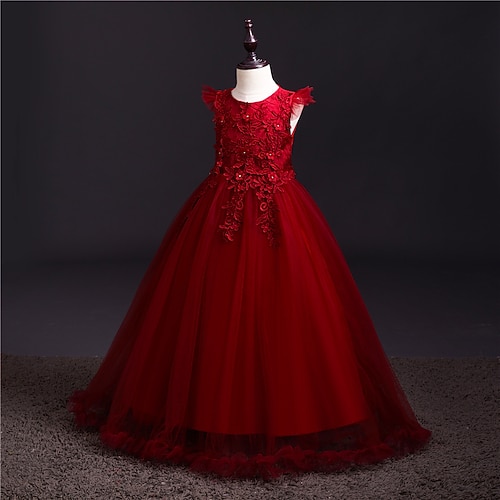Princess Dress Party Costume Flower 