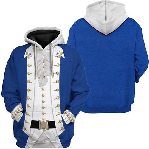 

Historical Figure Cosplay Costume Hoodie Cartoon 3D Harajuku Graphic Kawaii Hoodie For Men's Women's Adults' 3D Print Terylene