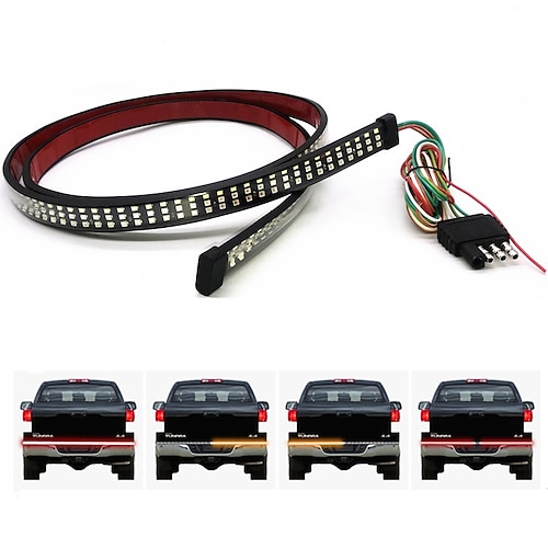 

Car LED Strobe Light Bulbs 0.02 W For universal All Models Brake Turn Light Warning Signal Flexible LED Strip Rear Tail Running Reverse Double Flash Lights