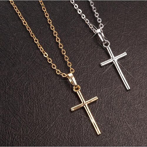 

1pc Pendant Necklace Necklace For Men's Women's Party Evening Street Sport Alloy Classic Cross