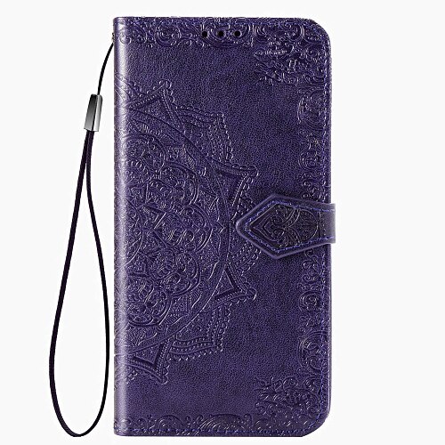 

Mandala Embossed Flower Flip Case For Samsung Galaxy S22 S21 S20 Plus Ultra A72 A52 A42 A32 Wallet Card Holder with Stand PU Leather Case For Samsung Galaxy S9 S10 Plus