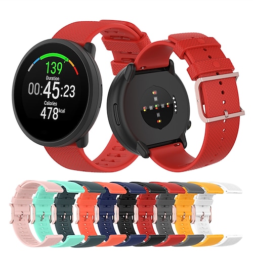 

1 pcs Pulseira de Smartwatch para Polar IGNITE POLAR POLAR VANTAGE M Polar Grit X Polar Unite IGNITE POLAR Polar Vantage M Polar Grit X Polar Unite Silicone Relógio inteligente Alça Macio Respirável