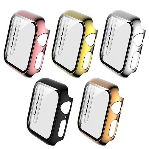 

Etuier Kompatibel med Apple iWatch Series SE / 6/5/4/3/2/1 Plast / Tempereret glas Ur Etui