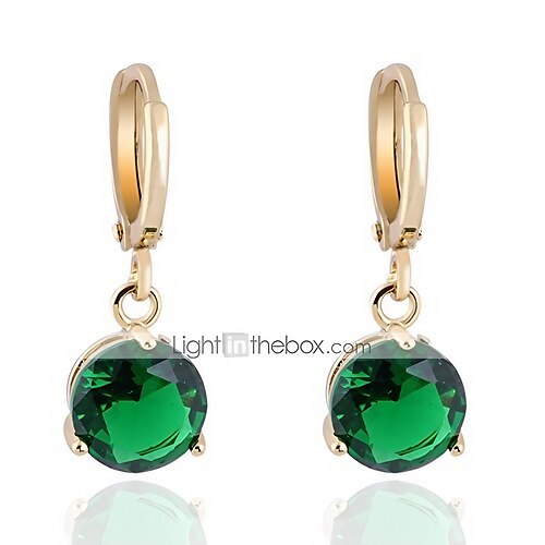 

crystal 18k gold plated earrings stud women dangle earrings for girlsgs0461 (gs0461-3)