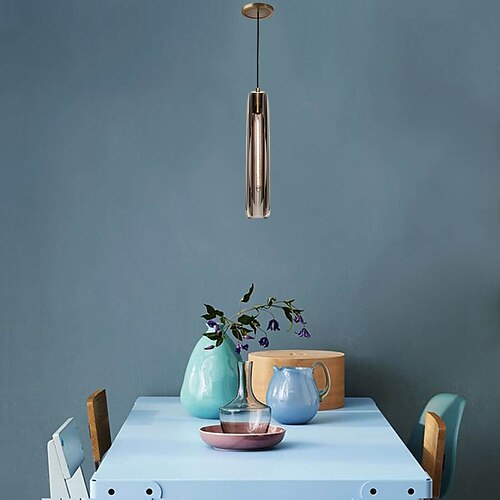 

9 cm Pendant Lantern Design Pendant Light Metal Brass Modern 220-240V