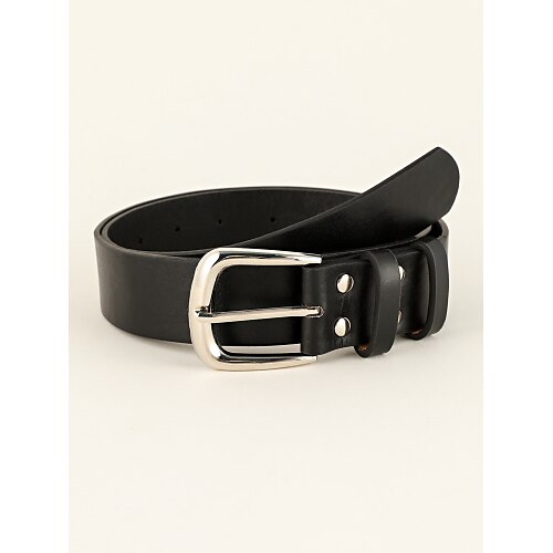 

Women's Waist Belt Party Street Dailywear Holiday Black Belt Pure Color Work Basic Fall Winter Spring