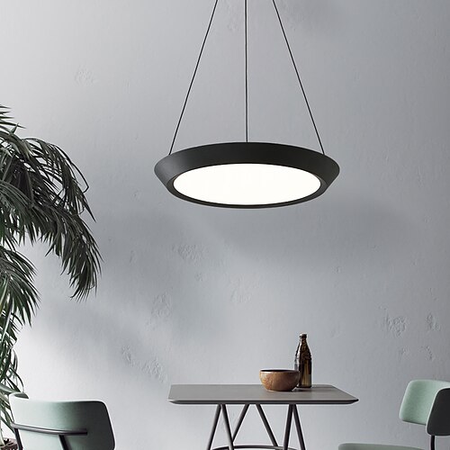 

30cm 40cm 50cm LED Pendant Light Nordic Single Design Metal Artistic Modern Electroplated 110-120V 220-240V