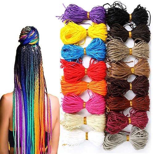 

Zizi Braids Crochet Box Braids Crochet Hair Bundles Chorliss Synthetic Hair Extensions Purple Balck Red Pink Red Zizi Braid Hair