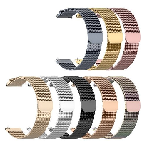 

Watch Band for Garmin Vivomove / Vivomove 3 / Vivomove HR / Vivomove style / Vivomove Luxe Business Solid Milanese Loop Stainless Steel Wrist Strap