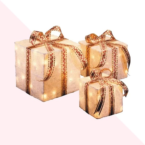 

10pcs 6pcs Automatic Switch LED Light String for Christmas Holidays Gift Box Automatic Light for Christmas Wedding Party Box's Decoration Surprise(without Box)