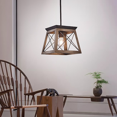 

25 cm Single Design Pendant Light Metal Vintage 220-240V