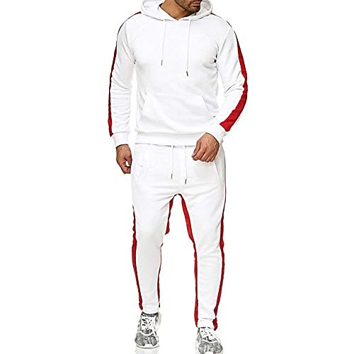 

Herre Træningsdragt sweatsuit Joggingdragter Sort Hvid Gul Rød Mørkegrå Sport & Udendørs Sportstøj Tøj Hættetrøjer Sweatshirts