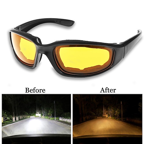 

UV400 Anti-Glare Night Vision Driver Goggles Night Driving Enhanced Light Glasses Fashion Sunglasses Goggles Car Accessries