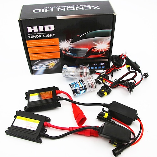 

9005 6000K HID Xenon Bulb with Bundle High Low Beam Xenon Headlight 35W 12V H1 H3 H7 H11 9005 9006 9012 HID Kit 6000K Xenon Ignition Unit Slim Ballast