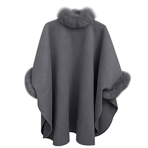 

Women's Coat Cloak / Capes Daily Holiday Spring Fall Winter Long Coat Regular Fit Windproof Warm Jacket 3/4 Length Sleeve Solid Color Camel Black Gray