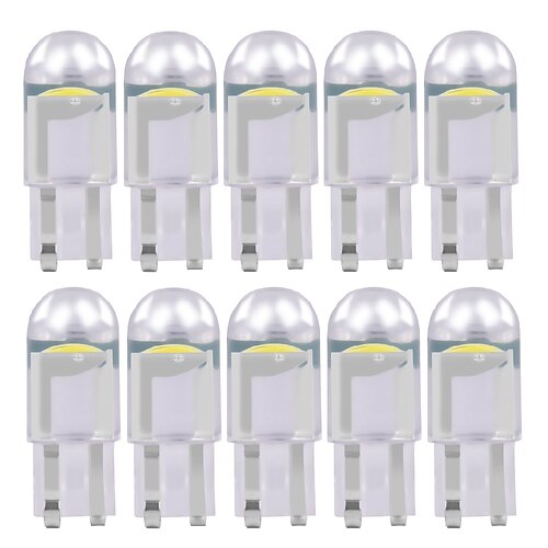 

10PCS 2020 New T10 W5W WY5W 168 501 2825 COB LED Car Wedge Parking Light Side Door Bulb Instrument Lamp Auto License Plate Light