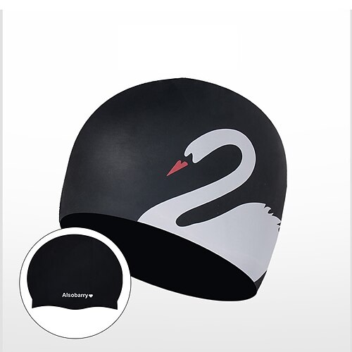 

Swim Cap for Adults Silicone Waterproof Soft Stretchy Swimming Watersports