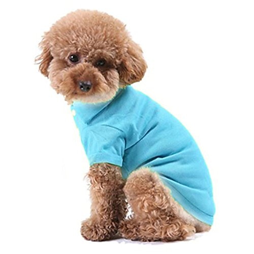 

pet puppy polo t-shirt small dog shirt clothes costume apparel