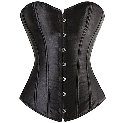 

Corset Women's Plus Size Corsets Country Bavarian Overbust Corset Classic Tummy Control Push Up Pure Color Hook & Eye Lace Up Nylon Polyester Christmas Halloween Wedding Party Oktoberfest Costume