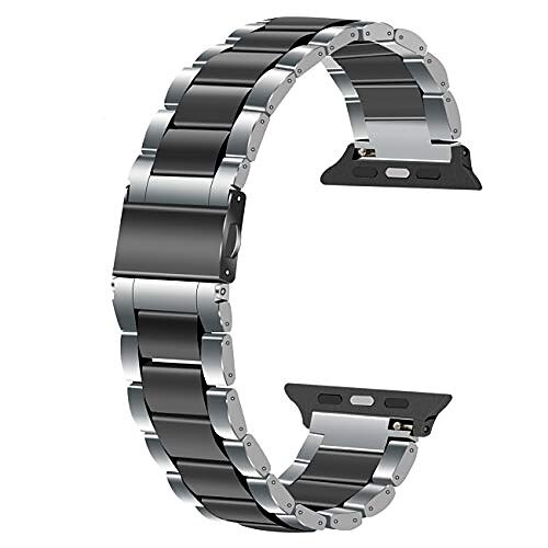 

Smart Watch Band for Apple iWatch Series 8 7 6 5 4 3 2 1 SE Apple Watch Series7/6/5/4/3/2/1 / SE 38/40/41mm Apple Watch Series7/6/5/4/3/2/1 / SE 42/44/45mm Stainless Steel Smartwatch Strap Bracelet
