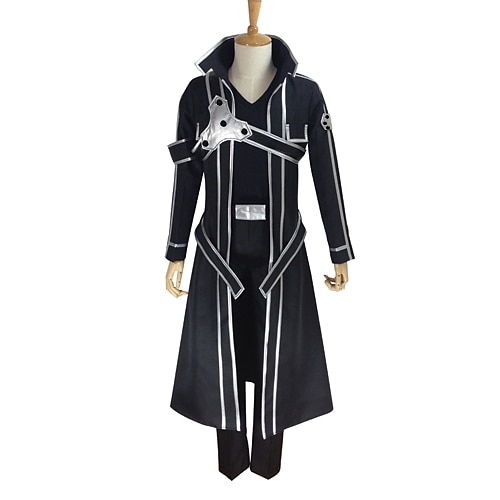 

Inspired by SAO Alicization Kirito Anime Cosplay Costumes Japanese Cosplay Suits Solid Colored Coat Shirt For Men's