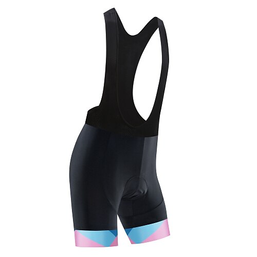 

21Grams Women's Cycling Bib Shorts Cycling Padded Shorts Bike Shorts Bib Shorts Mountain Bike MTB Road Bike Cycling Sports Graphic Stripes Geometic 3D Pad Breathable Quick Dry Moisture Wicking Black