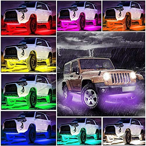 Car Underglow Lights Under Car Led Lights 16 Million Colors Neon Accent Lights Kit,Car Led Strip Lights Sync to Music and App Control,Dc 12V Car Underglow Lights Under Car Led Lights 16 Million Colors Neon Accent Lights Kit,Car Led Strip Lights Sync to Music and App Control,Dc 12V