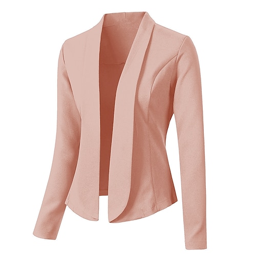 Blazers for Women Business Casual,Womens Long Sleeve Solid Color
