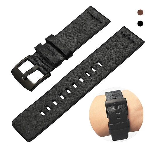 

1 pcs Smart Watch Band for Polar POLAR IGNITE POLAR VANTAGE M Polar Grit X Polar Unite POLAR IGNITE Polar Vantage M Polar Grit X Polar Unite Genuine Leather Smartwatch Strap Classic Buckle Leather